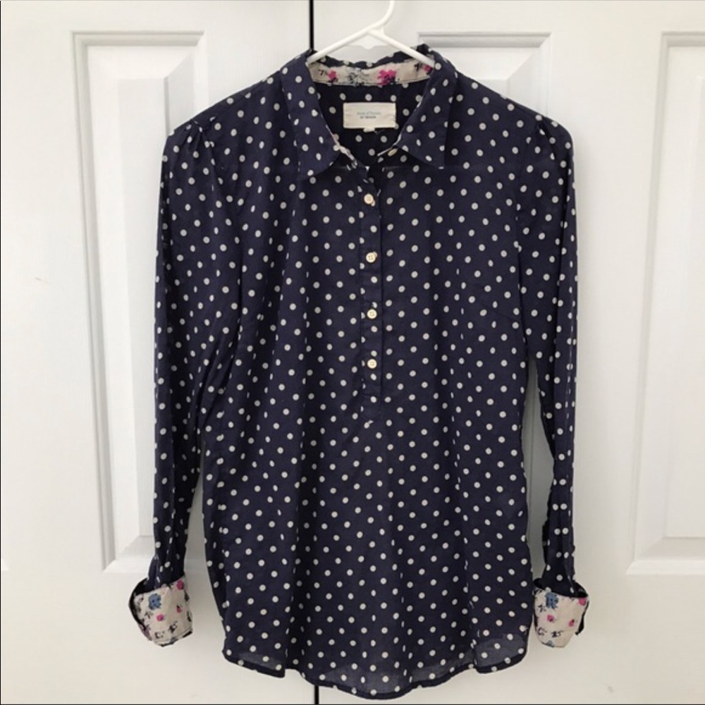 Anthropologie Birds of Paradis Shirt Size Small